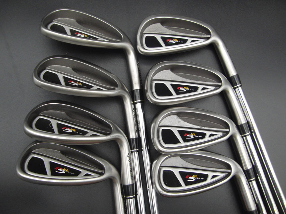Set of 8x TaylorMade r5 XL Plus Irons 5-SW+AW Stiff Steel Shafts*