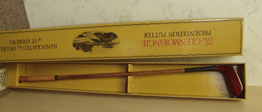 Swilken St.Andrews Glenmorangie Putter 89cm Length Wood Shaft + Box