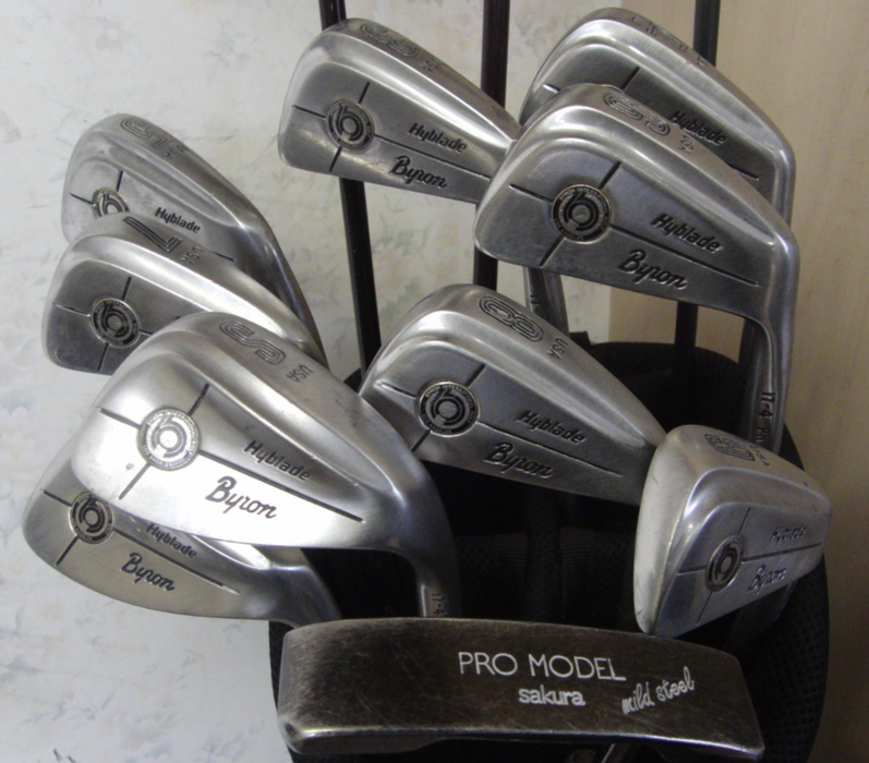 Set of Byron Hyblade 17-4 PH 3-SW + Driver + 3 Wood + 5 Wood + Putter