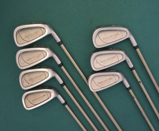 Set of 7 x Yonex Super ADX 200 PPS Irons 4-PW Regular Graphite Shafts A.D.X