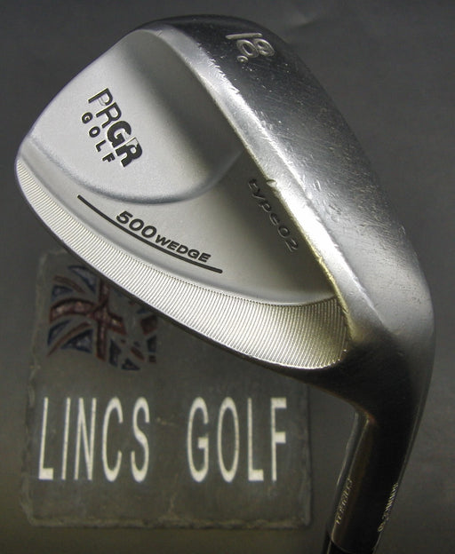 PRGR Type02 60° Lob Wedge Regular Steel Shaft Black Grip