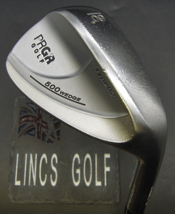 PRGR Type02 60° Lob Wedge Regular Steel Shaft Black Grip