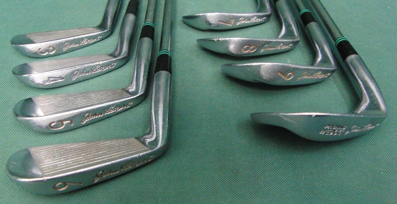 Set of 8 x John Letters PGA Irons 3-PW Regular Steel Shafts Mixed Grips