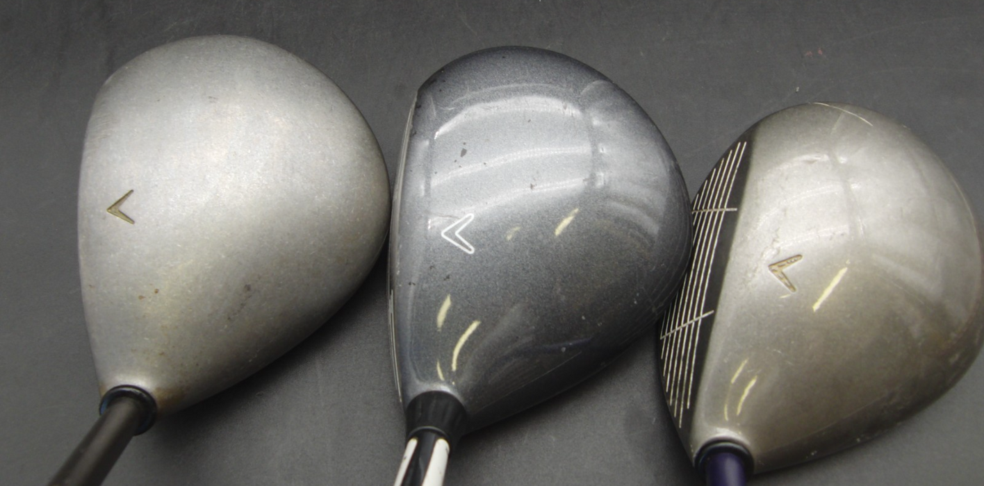 Set of Ping Eye 2 Red Dot 3-SW +Callaway Driver +3 + 4 Wood + Putter