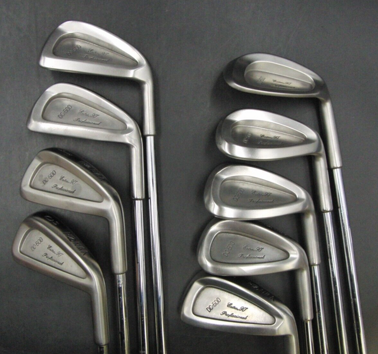 Set of 9 x Honma DC-500 Irons 3-SW Regular Steel Shafts Honma Grips