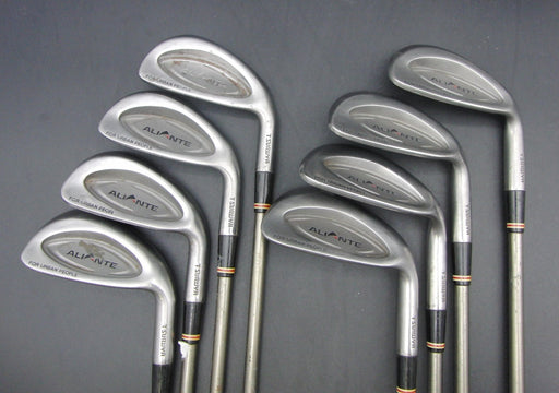 Set of 8x Tsuruya Aliante 5-SW + AW Irons Regular Graphite Shafts Black Grips*