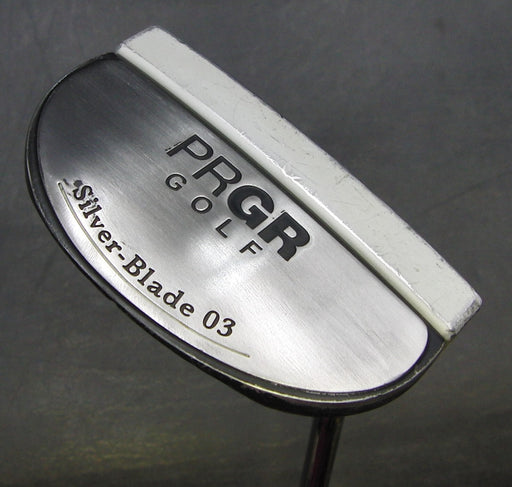PRGR Silver Blade-03 Putter Steel Shaft 87.5cm Length Golf Pride Grip