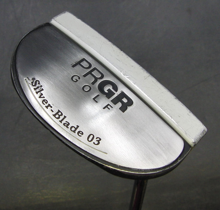 PRGR Silver Blade-03 Putter Steel Shaft 87.5cm Length Golf Pride Grip