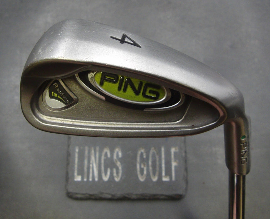 Ping Rapture Green Dot 4 Iron Regular Steel Shaft Ping Grip