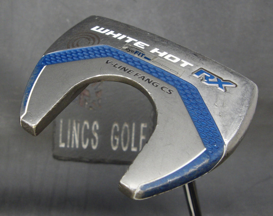 Odyssey White Hot RX V-Line Fang CS Putter Steel Shaft 85cm Length*