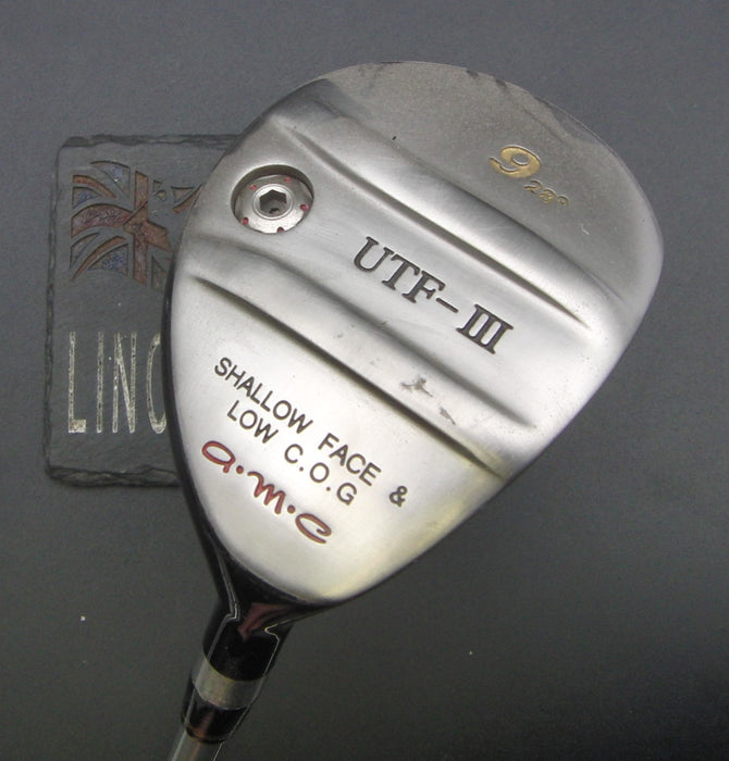 AMC Shallow Face UTF-III 28° 9 Hybrid Stiff Graphite Shaft Tour Arrow Grip