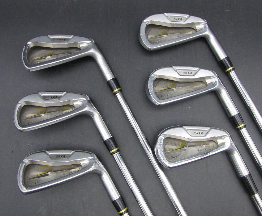 Set of 6x Nike SQ Machspeed Forged 5-PW Irons Stiff Graphite Shafts Nike Grips