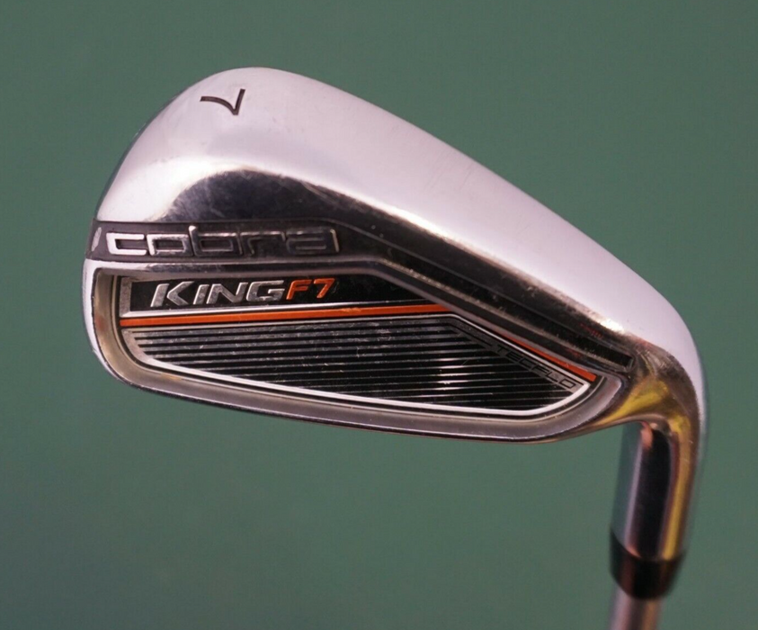 Cobra King F7 7 Iron Stiff Graphite Shaft Golf Pride Grip