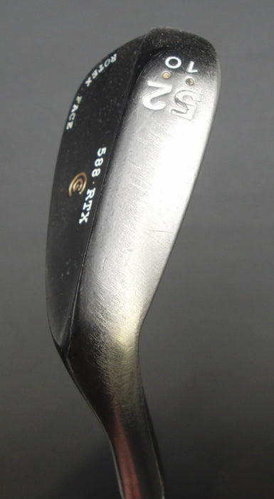Cleveland 588.RTX Rotex Face 52° Gap Wedge Stiff Steel Shaft Black Grip