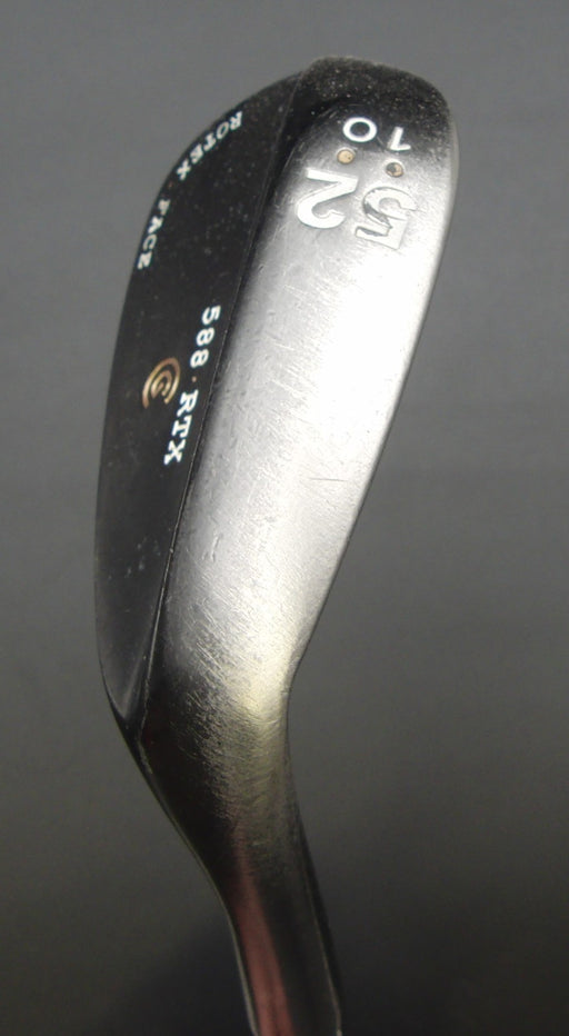 Cleveland 588.RTX Rotex Face 52° Gap Wedge Stiff Steel Shaft Black Grip