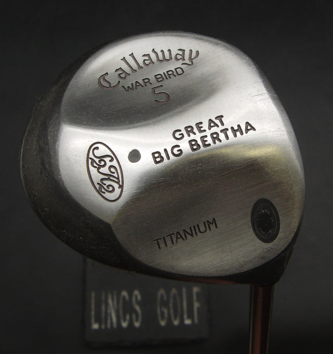 Ladies Callaway War Bird Great Big Bertha S2H2 5 Wood Ladies Graphite Shaft