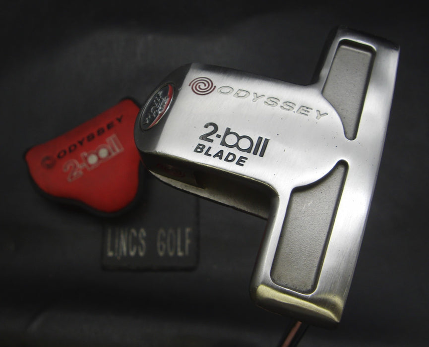 Odyssey White Hot XG 2-Ball Blade Putter Steel Shaft 84cm Length Chaucer Grip*