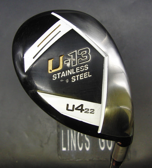 U13 Stainless Steel 22° 4 Hybrid Regular Graphite Shaft Chaucer Grip