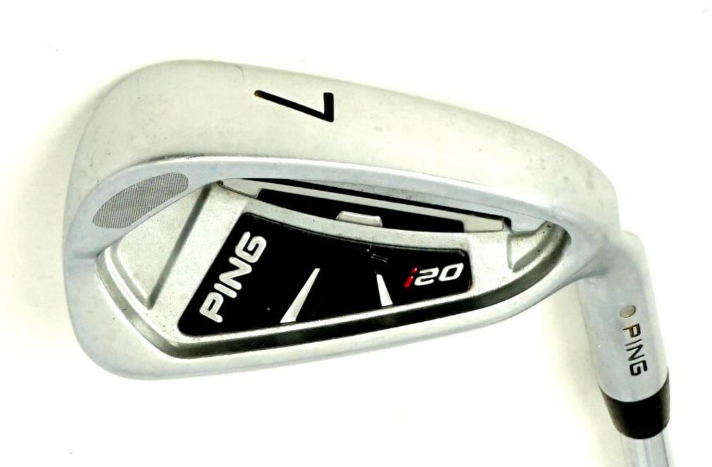 Ping i20 Silver Dot 7 Iron Ping CFS SR (Senior Flex) Steel Shaft