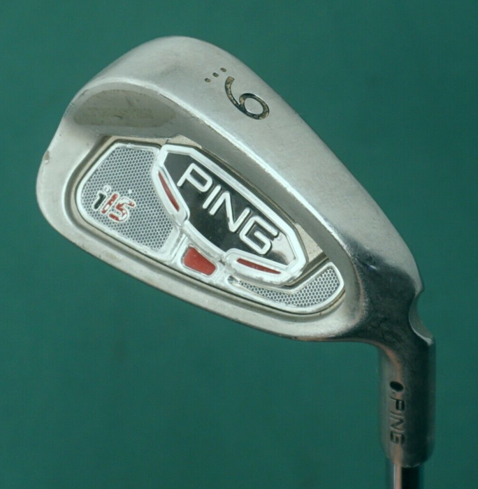Ping i15 Black Dot 9 Iron Stiff Steel Shaft Ping Grip
