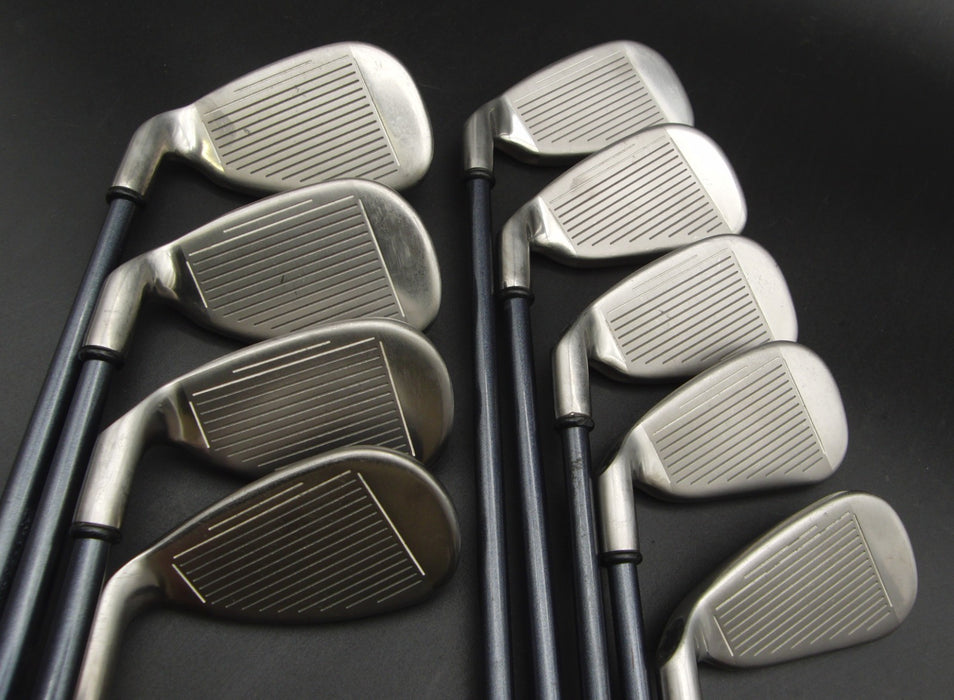 Set of 9x Callaway Hawk Eye Irons 3-SW Regular Graphite Shafts Mixed Grips*