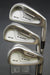 Set of 3 Mizuno T-Zoid MX-15 3+4+6 Irons Stiff Steel Shafts Mizuno Grips