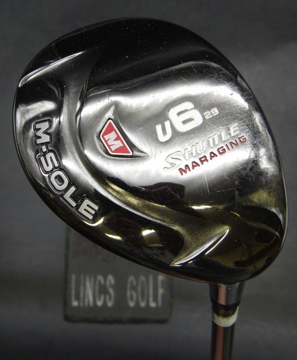Shuttle M-Sole Maraging 29° 6 Hybrid Regular Graphite Shaft Shuttle Grip