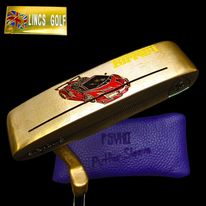 Custom Milled Ferrari Theme Ping Scottsdale Anser Putter 91.5cm Steel Shaft