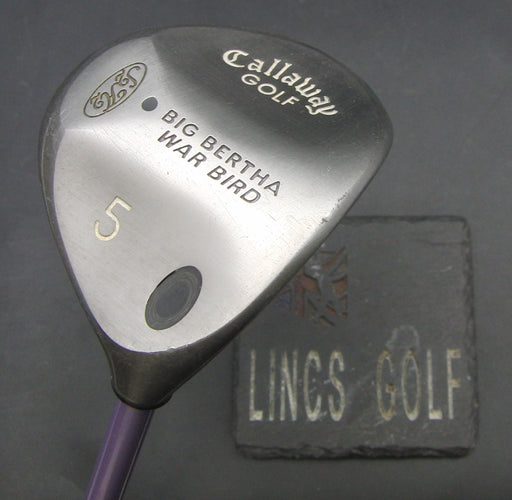 Ladies Callaway Big Bertha Warbird 5 Wood Ladies Graphite Shaft Callaway Grip