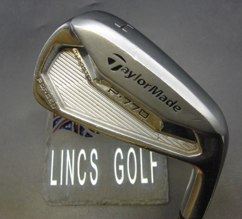 Taylormade P770 Tungsten Forged 4 Iron Stiff Coated Steel Shaft Golf Pride Grip