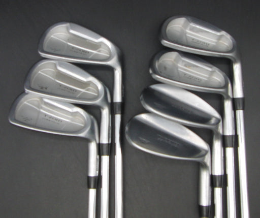 Set of 7x Mizuno T-Zoid Comp Plus 6-SW + FW Irons Extra Stiff Steel Shafts*