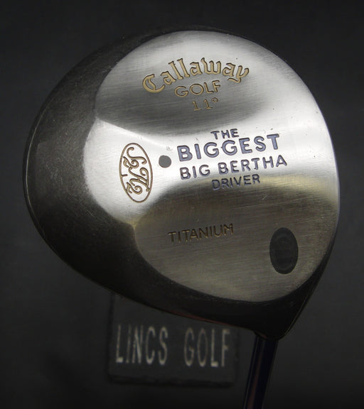 Ladies Callaway The Biggest Big Bertha S2H2 11° Driver Ladies Graphite Shaft