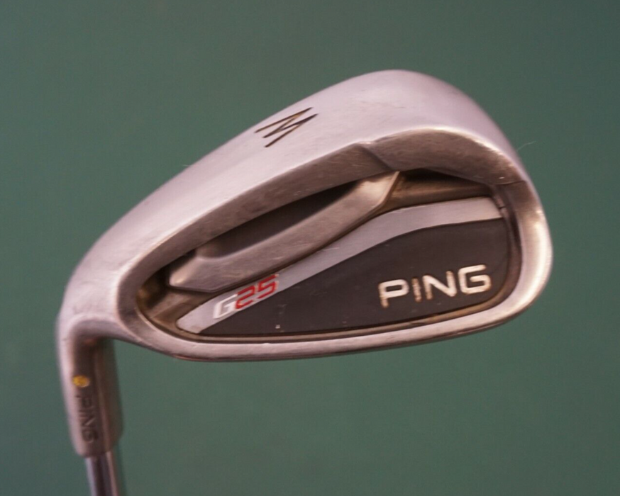 LeftHanded Ping G25 Yellow Dot Pitching Wedge Seniors Steel Shaft Ping Grip