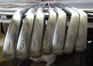 Set of 7x Mizuno MP-60 Cut Muscle 4-PW Irons Regular Steel Shafts