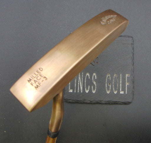 Callaway Milled Face MF-3 Putter Wood Shaft 87cm Length Psyko Grip*