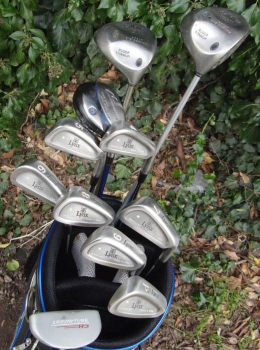 Set of Lynx Parallax 4-PW+ Callaway Driver+ 3 Wood+ 4 Hybrid+ Putter*