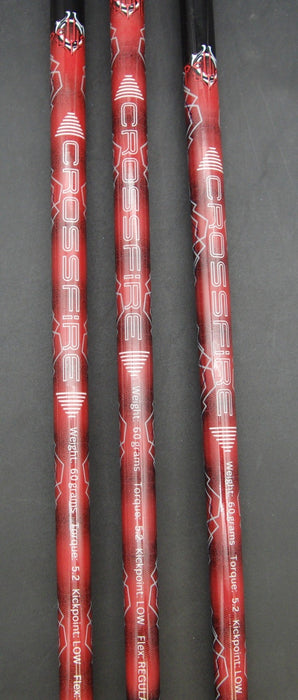Set of 3 Royal Collection SFD 3+5&7 Woods Regular Graphite Shafts David Grips