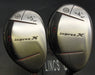 Set of 2 Yamaha InpresX 4 22° & 5 25° Hybrids Stiff Graphite Shafts Iomic Grips