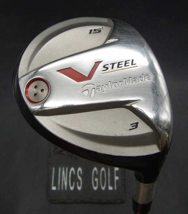 TaylorMade V Steel 15° 3 Wood Stiff Steel Shaft TaylorMade Grip