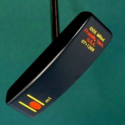 Black Cerakote Seemore M1 07.1288 100% Milled Putter Steel Shaft 87cm Length