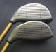 Set of 2 Callaway S2H2 3 Wood + 5 Wood Regular Graphite Shafts Grip Rite Grips