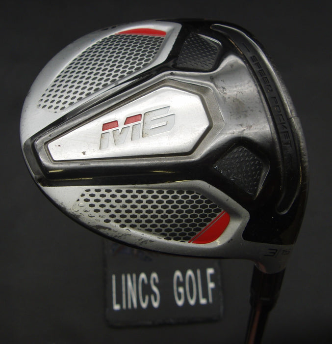 TaylorMade M6 15° 3 Wood Extra Stiff Graphite Shaft Golf Pride Grip (Crack)
