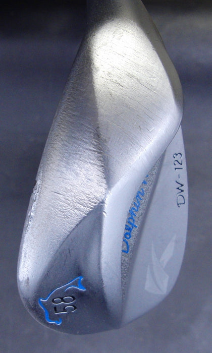 Kasco Dolphin Dw-123 Lob Wedge Stiff Steel Shaft Kasco Grip