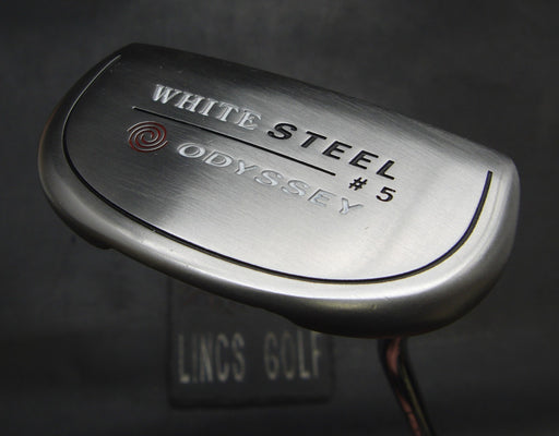 Odyssey White Steel #5 Putter Steel Shaft 83cm Length Iomic Grip