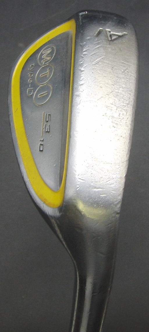 MTI Type-D Cool Design 53° Gap Wedge Stiff Steel Shaft Tourstage Grip