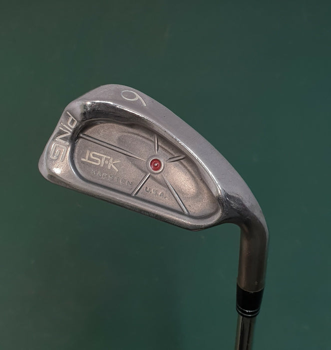 Ping ISI K Red Dot Karsten 6 Iron Regular Steel Shaft Lamkin Grip