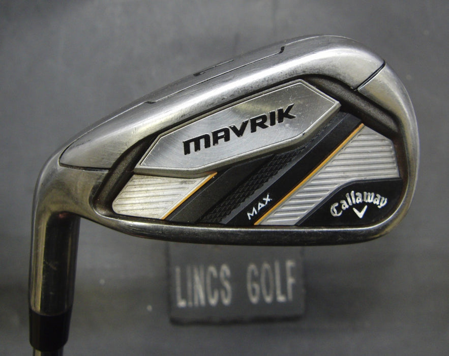 Left Handed Callaway Mavrik Max 7 Iron Regular Steel Shaft PGM Grip