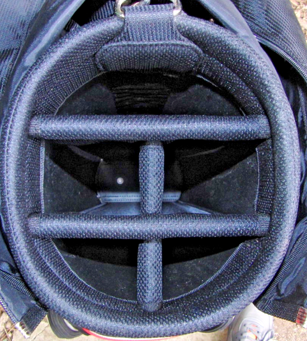 5 Division Adidas Golf Cart Carry Trolley Golf Clubs Bag*