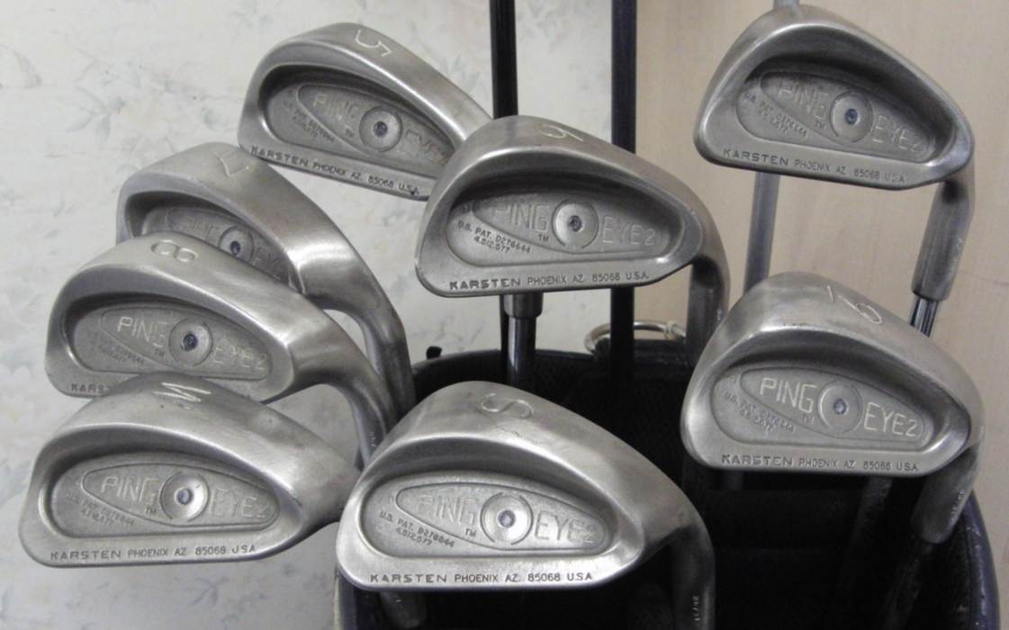 Set of Ping Eye 2 Blue Dot Iron 4-SW+Callaway Driver+ 3 Wood+ 4 Wood + Putter*