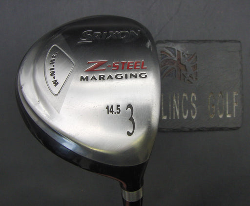 Srixon Z-Steel Maraging 14.5° 3 Wood Regular Graphite Shaft NO 1 Grip